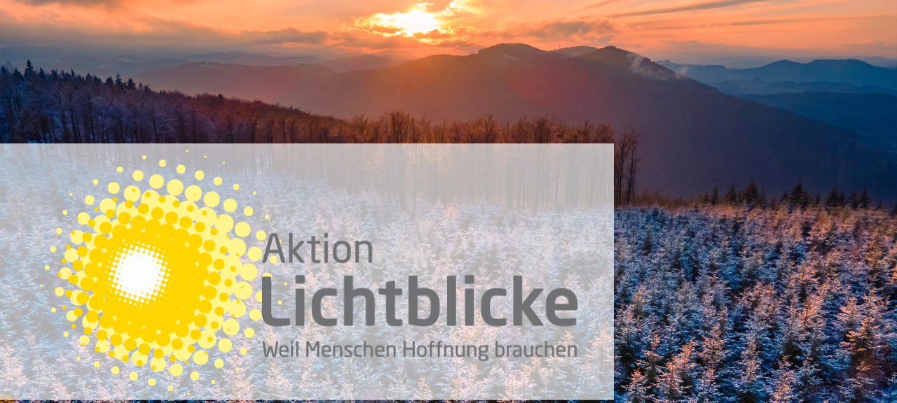 Sonnenaufgang im Winter im Sauerland