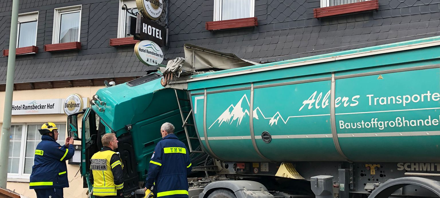 Schwerer Verkehrsunfall in Bestwig