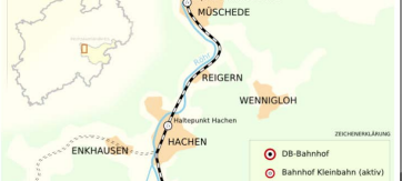 Gutachten zur Reaktivierung Röhrtalbahn im Sauerland