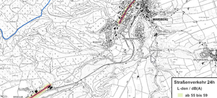Sauerland: Verkehrslärm in Städten und Gemeinden