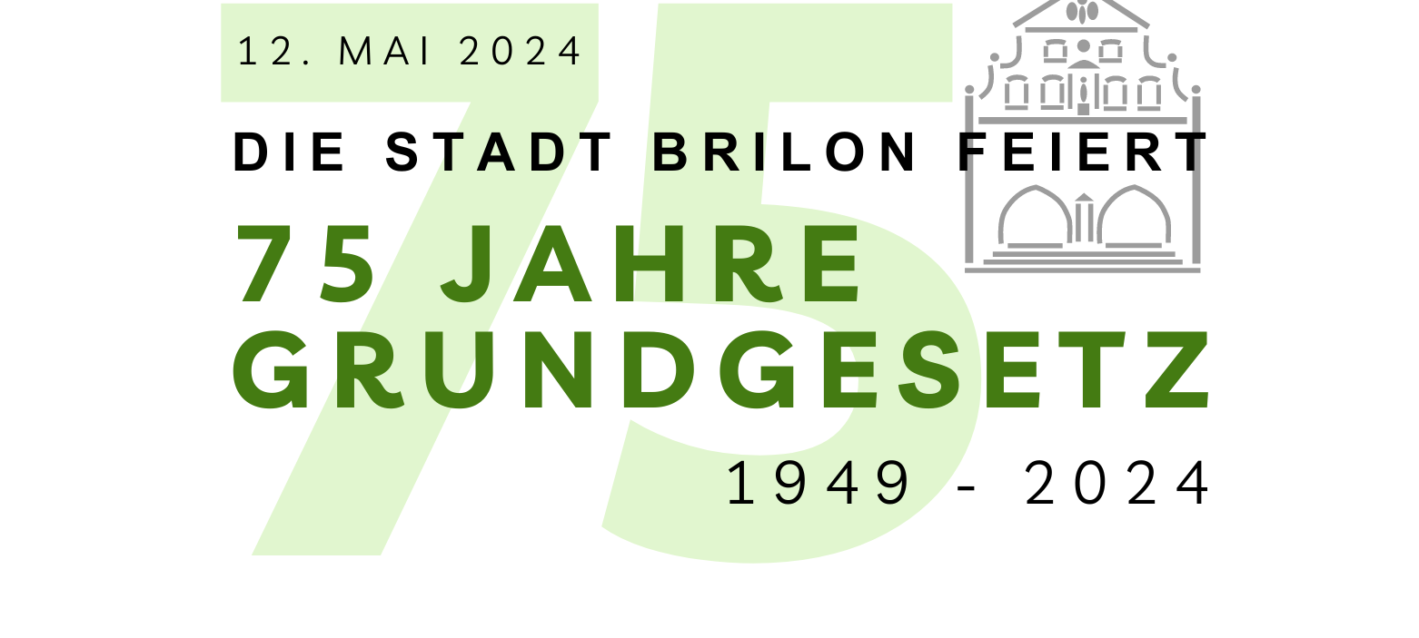 Brilon feiert 75 Jahre Grundgesetz