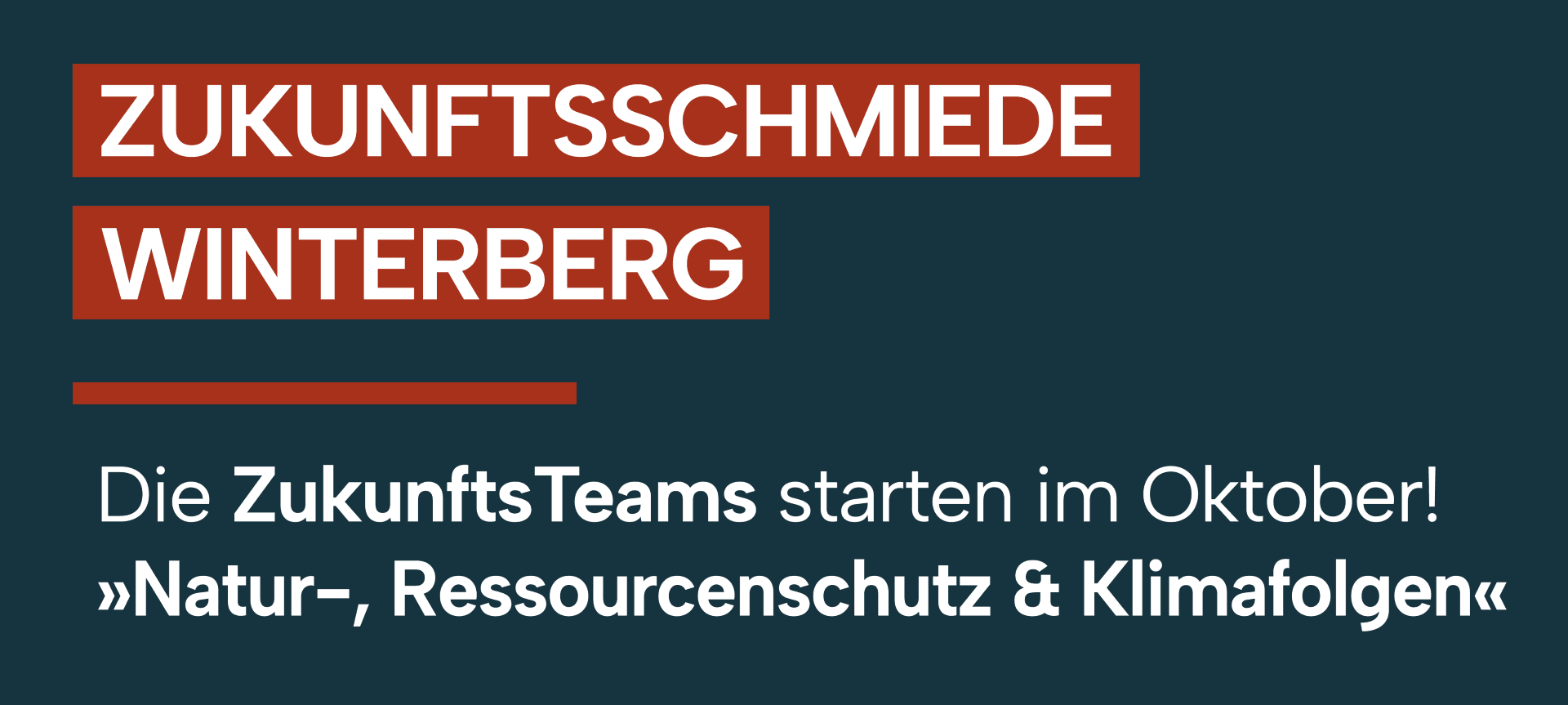 Winterberg startet ZukunftsSchmiede mit Waldtour