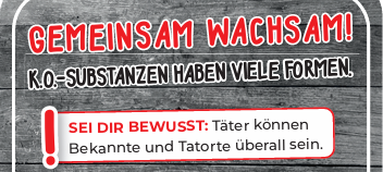 Neheim: Kampagne gegen K.O.-Tropfen