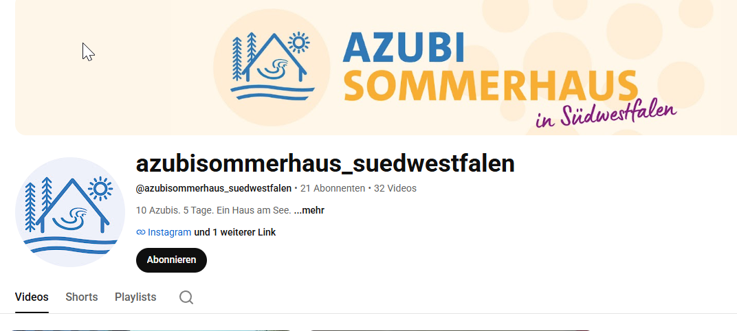 Azubis-Sommerhaus Südwestfalen
