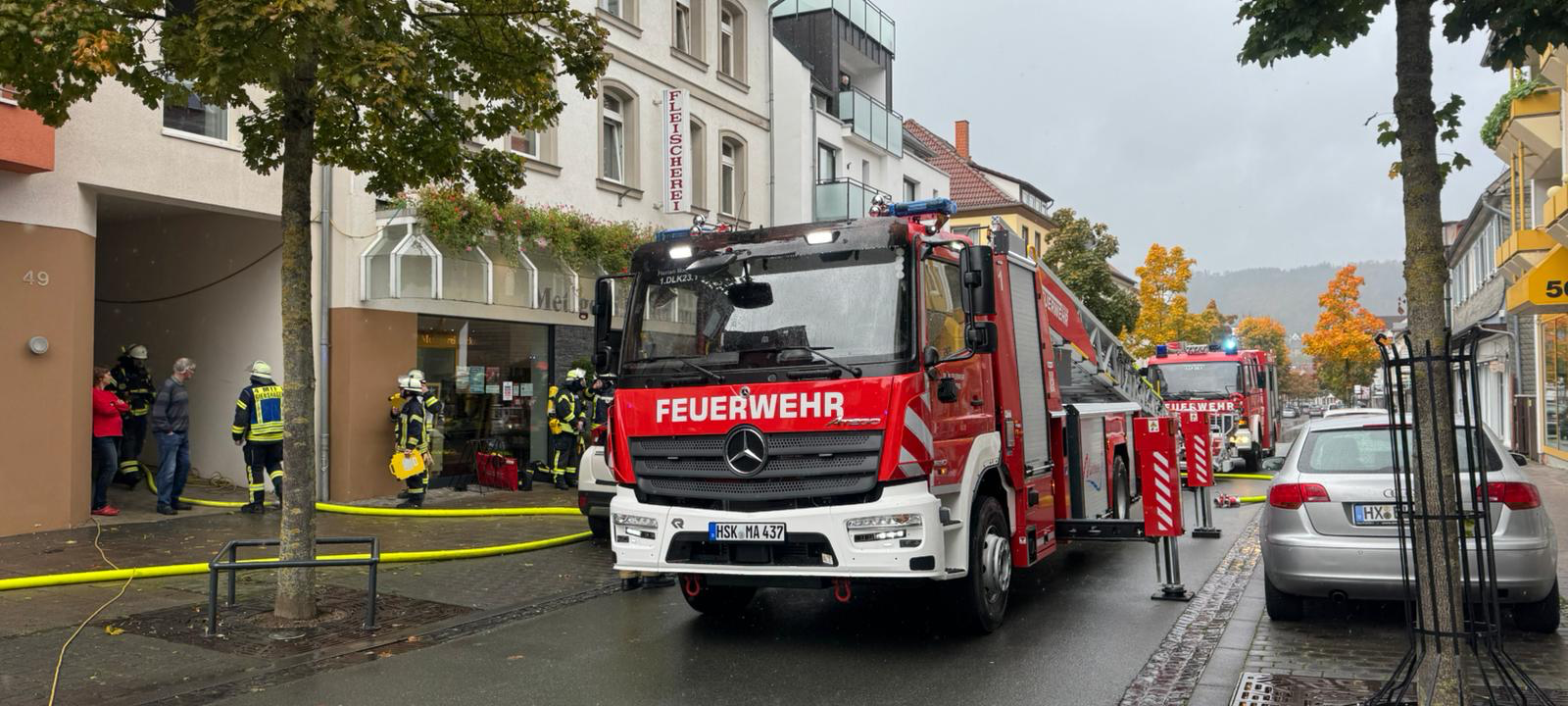 Marsberg: Brand in Mehrfamilienhaus