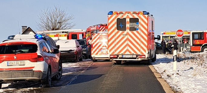 Verkehrsunfall in Sundern-Hövel