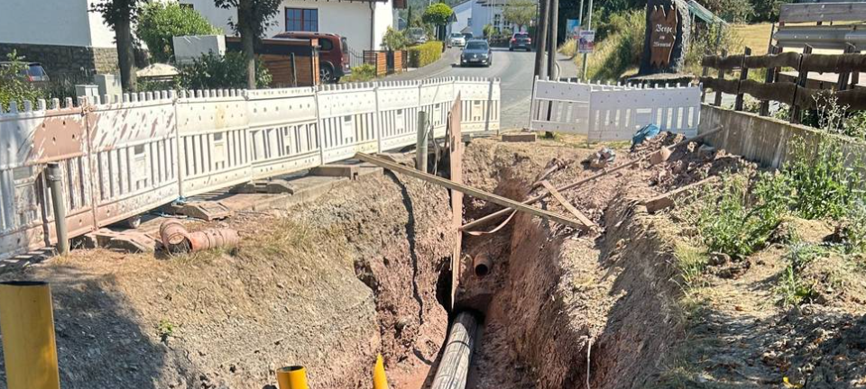 Bauarbeiten in Meschede-Berge gehen in die nächste Phase
